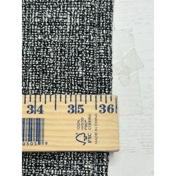 Banana Republic Navy Blue White Dress V-Neck Short Sleeve Textured Cocktail 2P - Picture 6 of 7